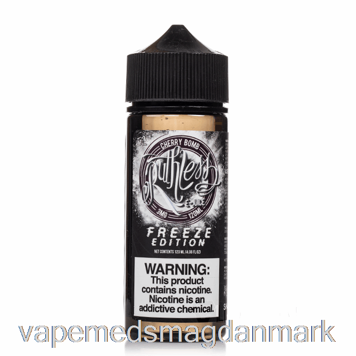 Vape Uden Nikotin Kirsebærbombe - Freeze Edition - Hensynsløs Fugtig - 120ml 3mg